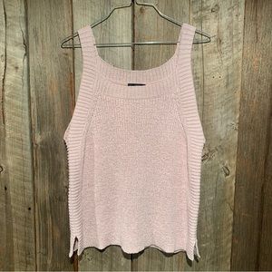 J Crew Pink Knit Sweater Tank